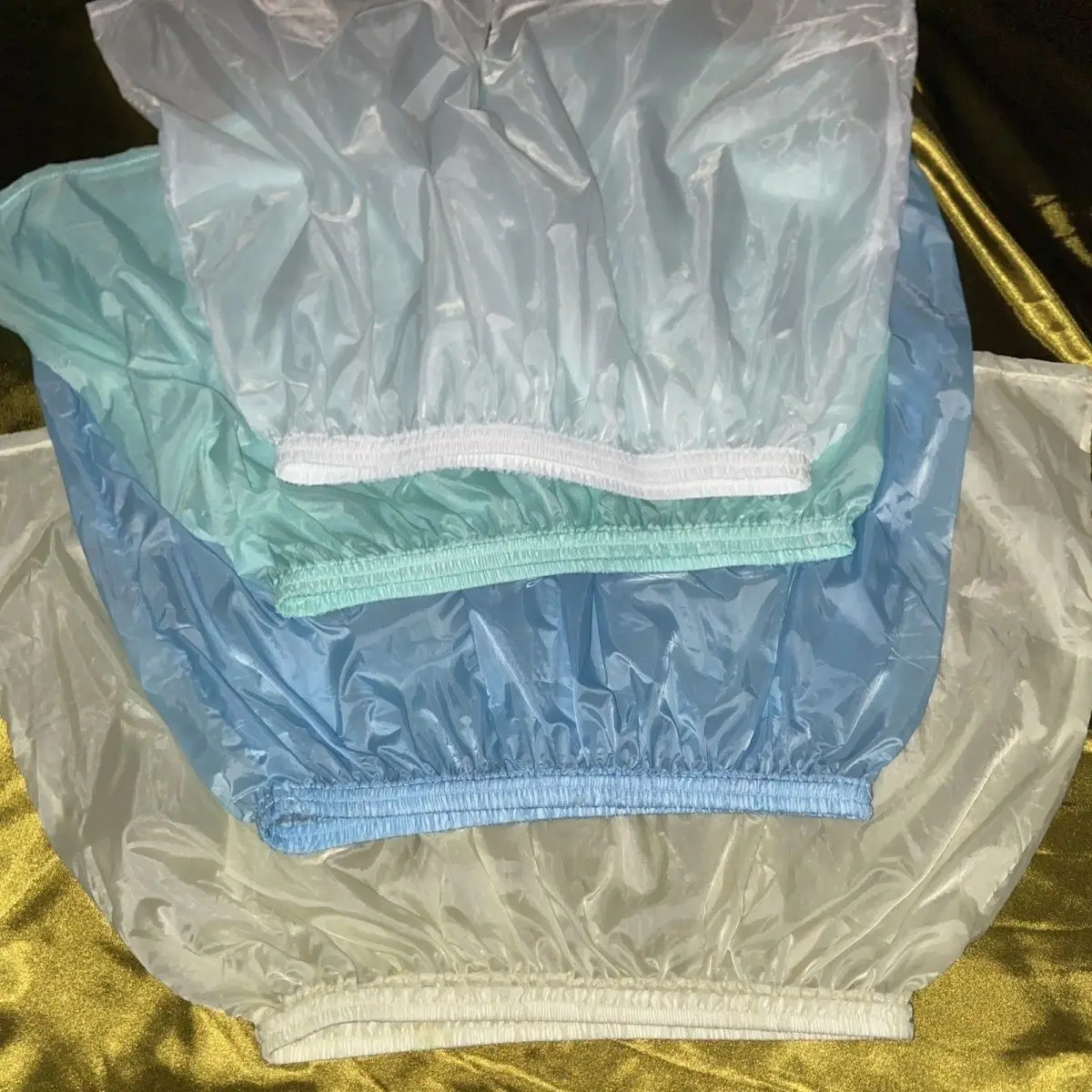 See through thin plastic seamless underwear shorts elastic mens boxing 250320