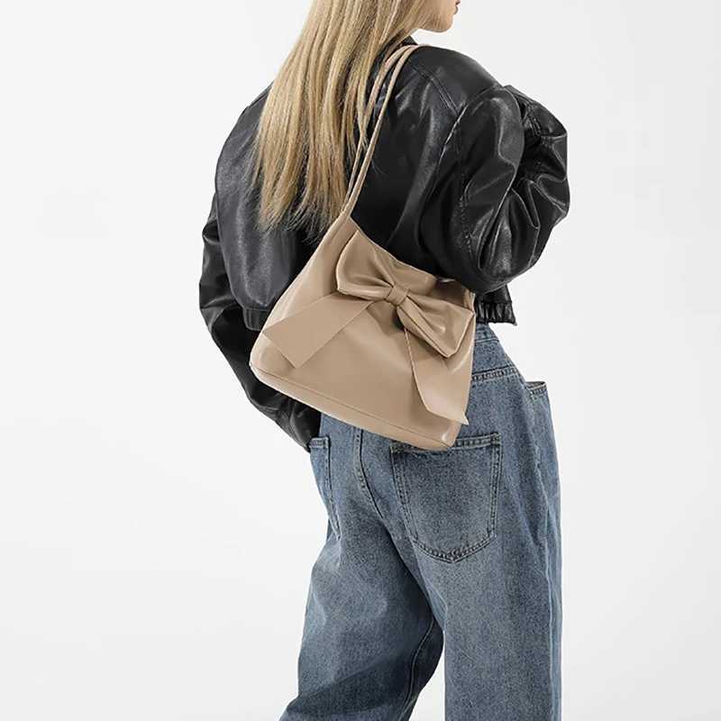 Fashion Bow Handbag Womens Shoulder Bag Casual Handbag Fashion Bow Handbag Fashion Bow Handbag Y250320