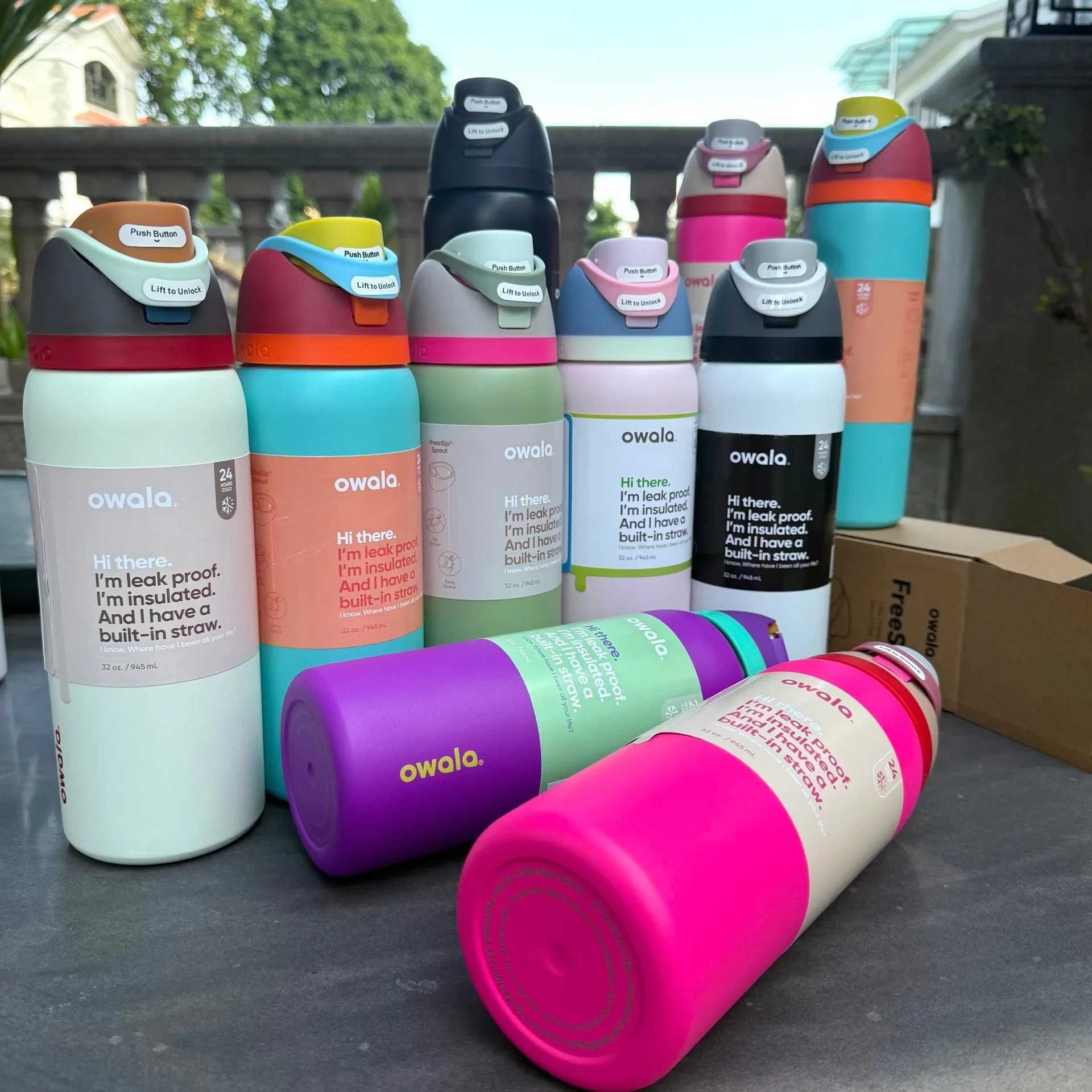 Owala Cup vacuum cup Flasks Thermoses water bottle hot drinks hot water kettle stainless steel hot cup hot and cold coffee X2503211