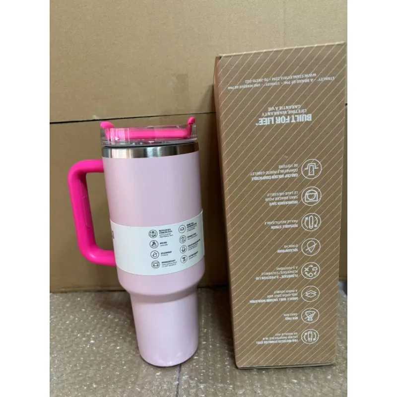 40 ounce insulated stainless steel travel mug with handle cooling for 34 hours and keeping warm for 10 hours X250321