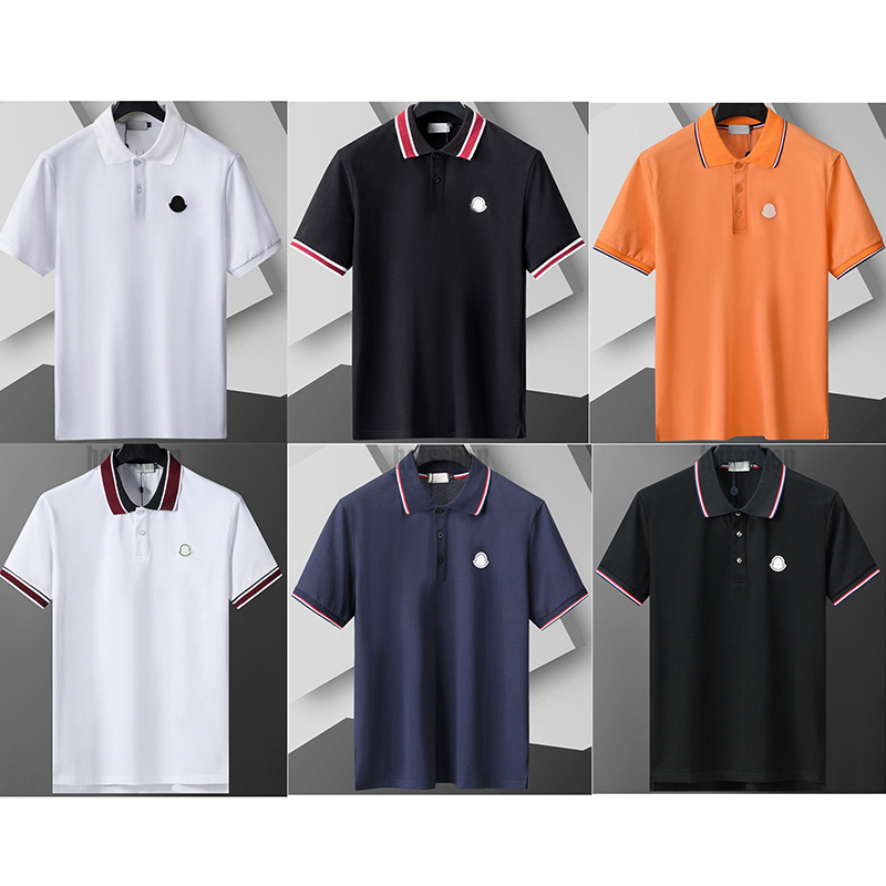 5A Designer Polo Shirts Men Luxury Polos 24ss Casual Mens T Shirt Snake Bee Letter Print Embroidery Fashion High Street Casual Lapel Fashion Mens Polo Shirt M-3XL