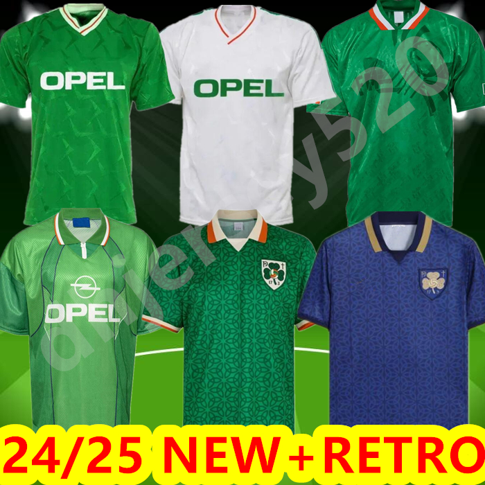 S-4XL Ireland Soccer Jersey 2024 Euro Cup Kids Kit ROBINSON OBAFEMI Home Away 24/25 National Qualifier Classy Special 2025 Football Shirt Green FERGUSON BROWNE BRADY