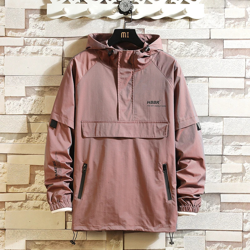 Autumn Fashion Trends Advanced Handsome Hooded Coat Jacket Casual Versatile Streetwear Hip Hop Mens Outwear M-5XL 250320