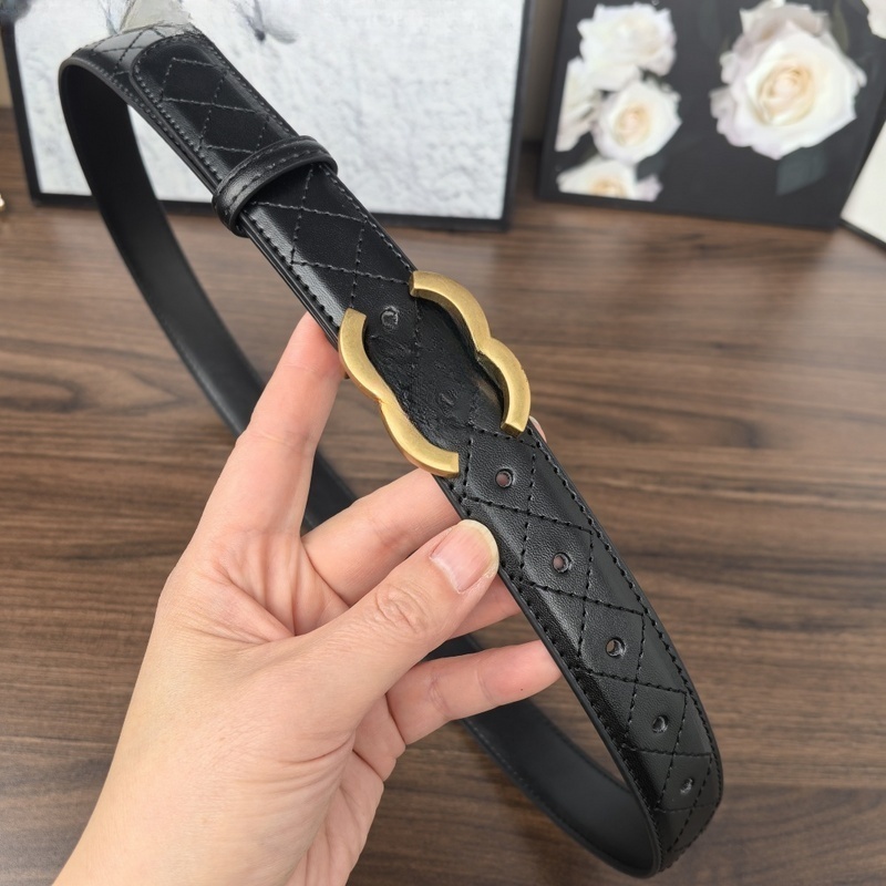 Belt fashion luxury geometric narrow thin for belts designer luxure ceinture women womens belt cintura uomo 3.0 CM