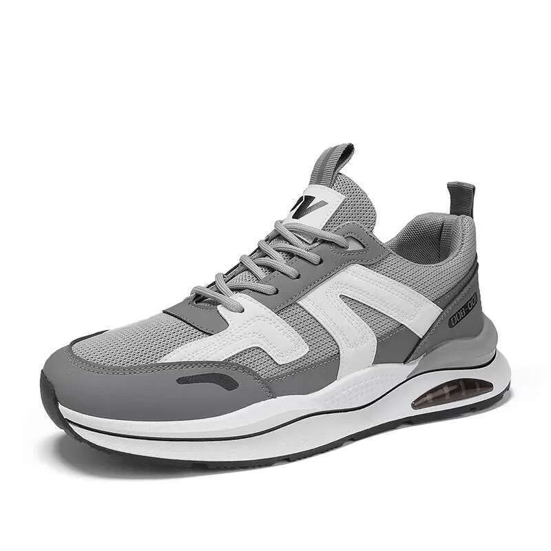Sneakers Outdoor Casual Lace-up Men 2025 Fashion Breathable Non-Slip Platform Running Sport Comfortable Dad Shoes Male