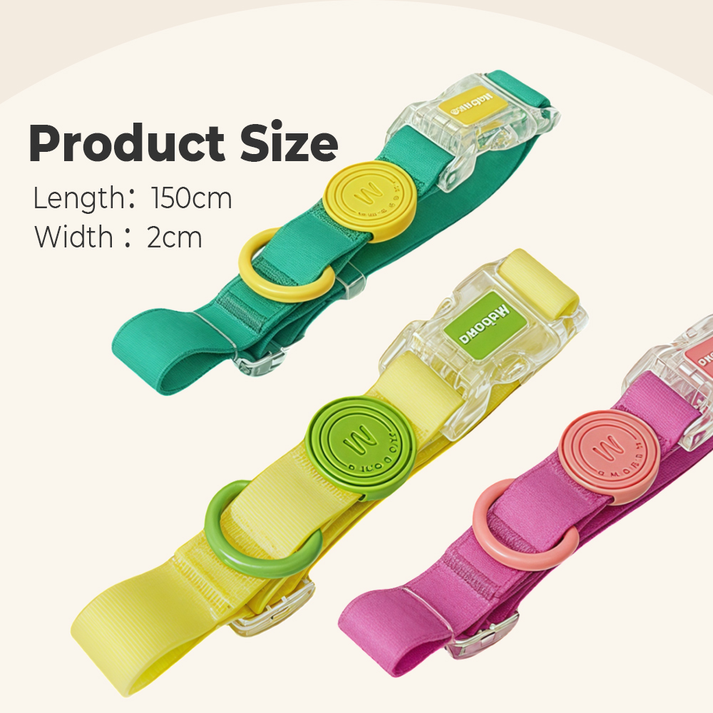 DHpet Dog Collar Waterproof PVC Rubber Small Dog Collar Adjustable Durable Anti-odor Pet Collar Leash Set Multi-colors Soft Basic Collar