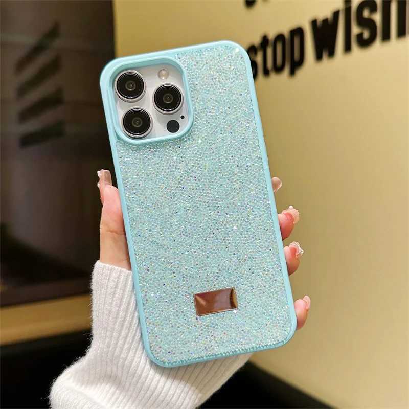 Luxury Diamond Phone Case for iPhone 15 14 Plus 16 Pro 13 12 Pro Max Shiny Diamond Anti Shock Back Cover Protective Case O250321