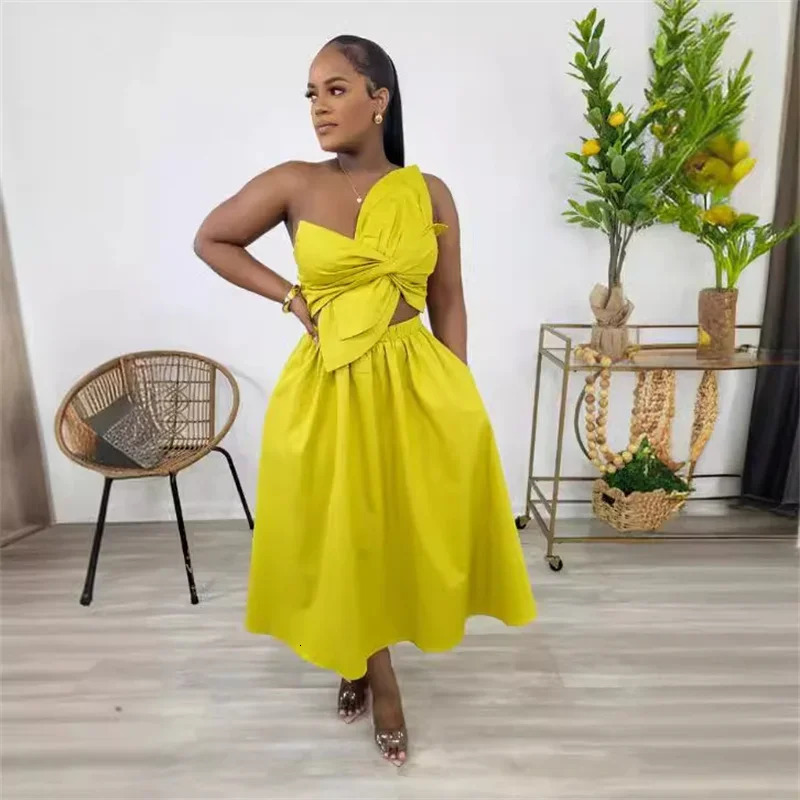 Elegant Draped Big Bow Strapless Party Long Dresses for Women Sleeveless High Waisted ALine Prom Club Birthday Dress 250320