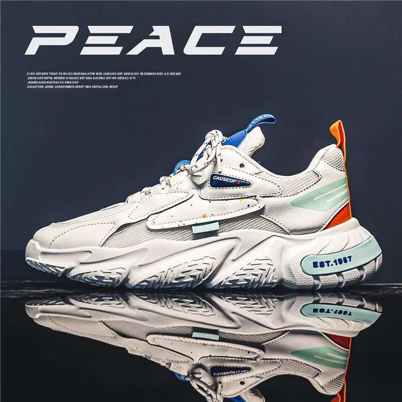 2025 Fashion and Comfortable Mesh Outsole Summer Hot Sale Mens Casual Shoes Thick Bottom Breathable Sneaker