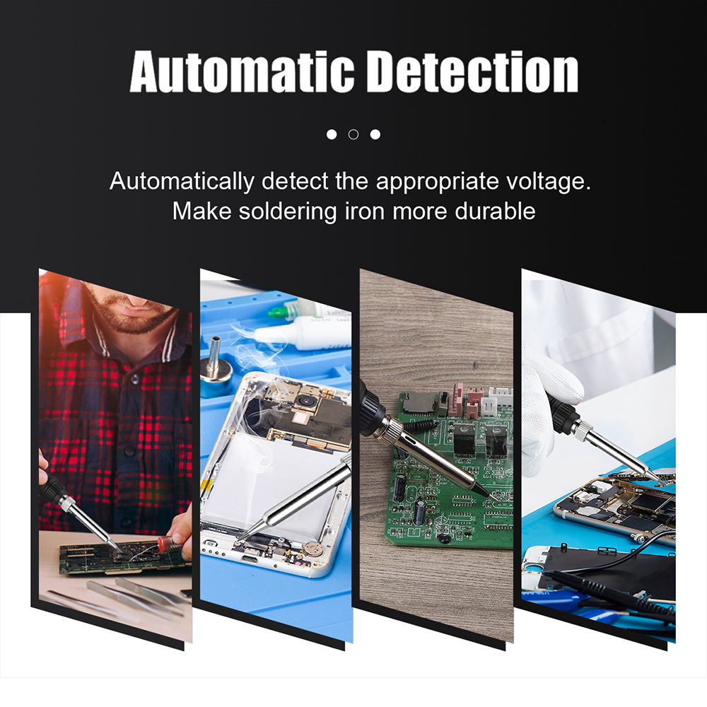 JCD 110V 220V 60W Electric Soldering Iron 908 Adjustable Temperature Welding Solder Iron Tool