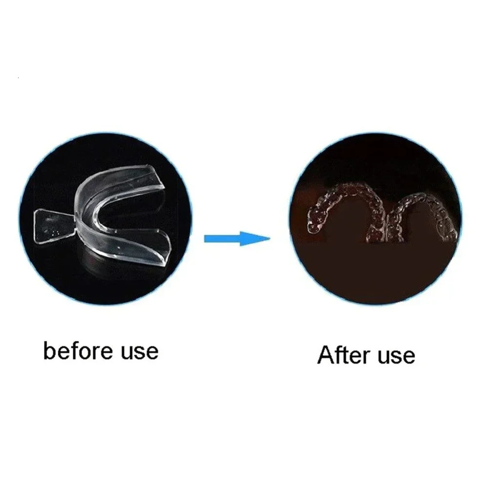 2pcs Silicone Orthodontic Braces Dental Teeth Braces Bleaching Molding Trays Custom Moldable Thermoform Teeth Corrector 250321