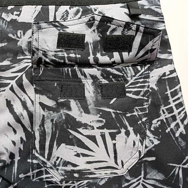 Mens Classic Bermuda BoardShorts 4-Way Strech Waterproof Surf Short Swim Trunks Quick-Dry Beach Surf Sports Fitness GYM Short W250321