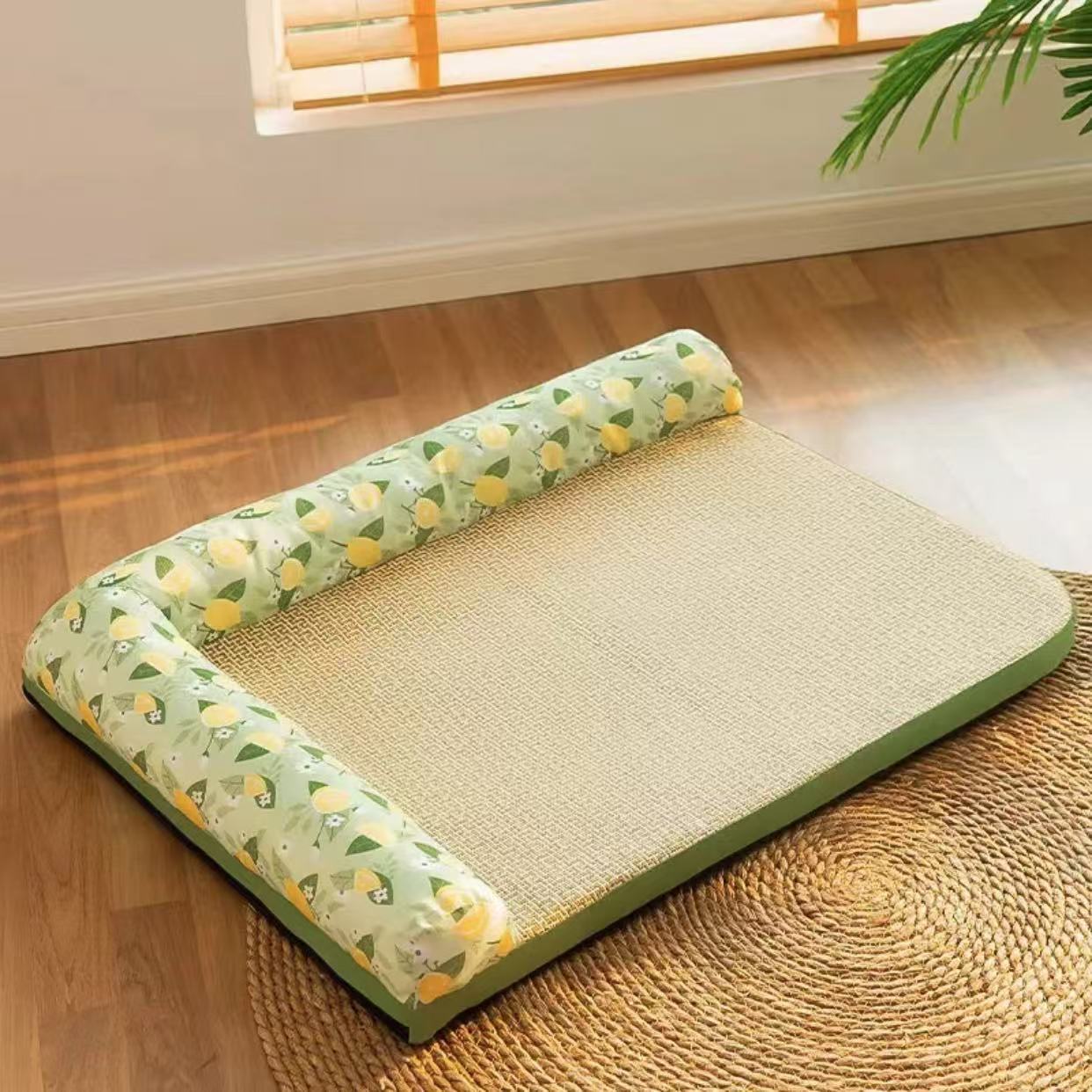 Dog Nest Four Seasons Universal Cooling Mat Nest Summer Removable and Washable Dog Sleeper Mat Small Dog Cooling Mat Summer Cat Nest Pet Supplies