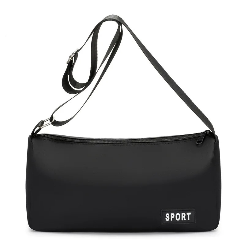 Mens and womens large capacity casual cross body bag street trend fashionable handheld shoulder 250320