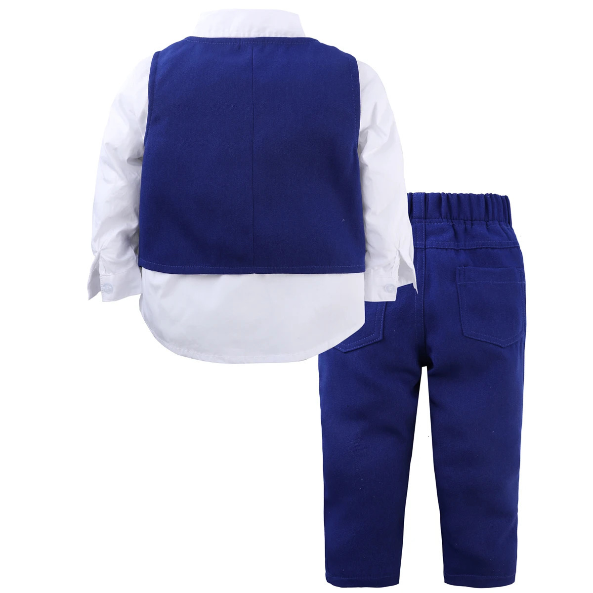 Baby Boys Suit Set Toddler Blazer Infant Wedding Suits Outfit Boy Baptism Christening Tuxedo Kids Christmas Formal Clothes Sets 250320