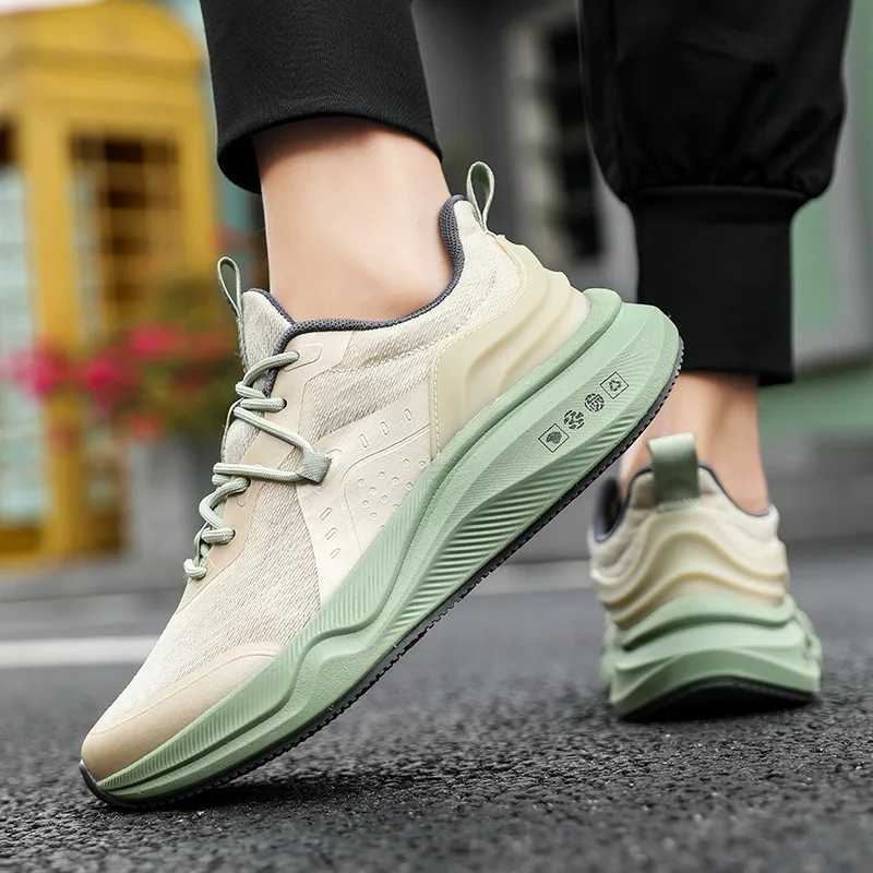 New Breathable Proof Anti Slip Running Sneakers Wear-resistant Soft Sole Shock-absorbing Men Sports Shoes Couples Casual Shoes Y250320