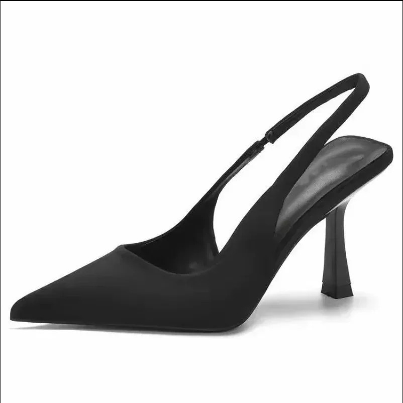 High Quality Womens Fashion Pump Pointed Toe Heels Shallow Sandals Zapatos De Mujer 250321BJ
