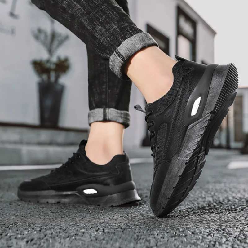 Luxury Men Casual Sneakers Light Breathable Mesh Running Shoes Outdoor Non-slip Sports Shoes Tennis Shoes Mens Shoes Y250320