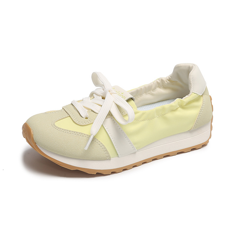 Forrest Gump Women's 2025 New Ballet Training with Straps, Versatile, Lightweight, Breathable, Sports White Shoes, Single Shoes