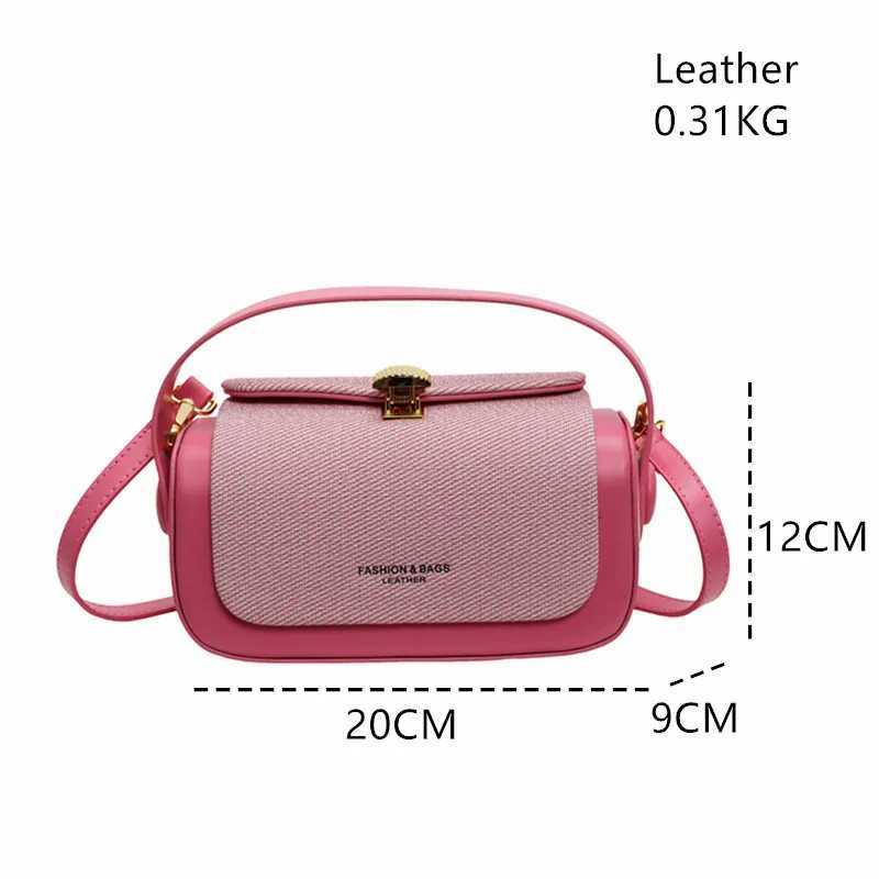 New Fashion Shoulder Bag Retro Color Blocking PU Leather Ladies Handbags Luxurious Brand Designer Small Crossbody Bags for Women Y250319