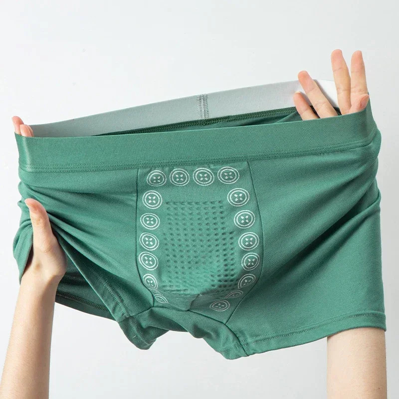 Men Boxer Shorts 3A Graphene Antibacterial Ice Silk U Bulge Pouch Underwear Boxershorts Seamless Breathable Male Panties 250320