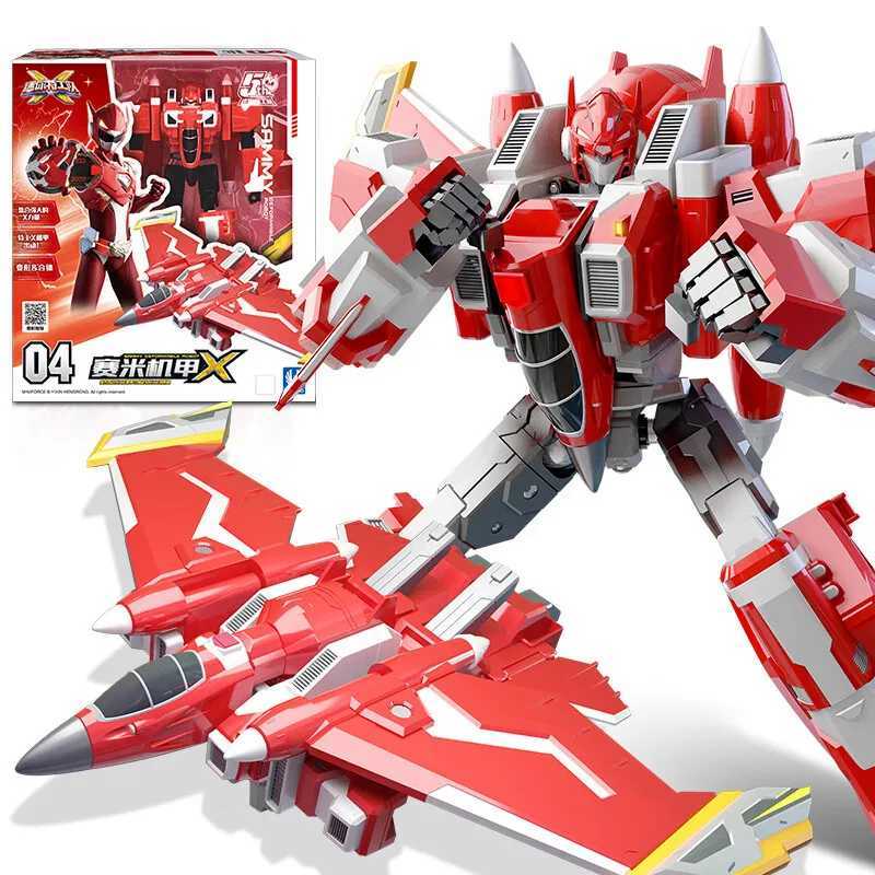 Mini Force Super Dinosaur Power Transformation Robot Toy Action Diagram MiniForce X Simulation Car Deformation Airplane ToyT250320