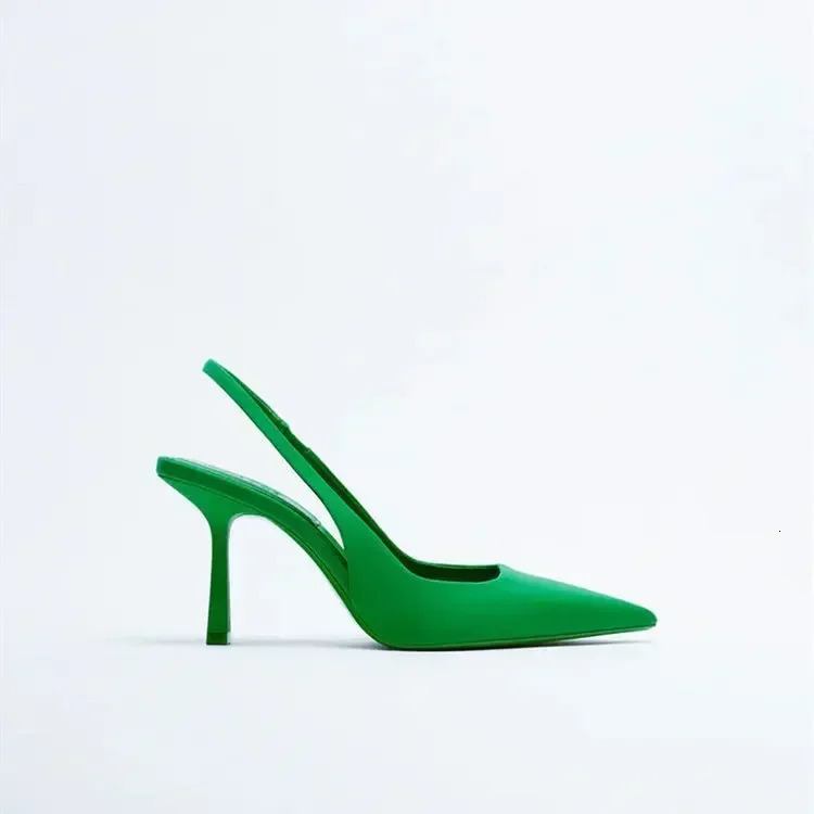 High Quality Womens Fashion Pump Pointed Toe Heels Shallow Sandals Zapatos De Mujer 250321BJ - view 4