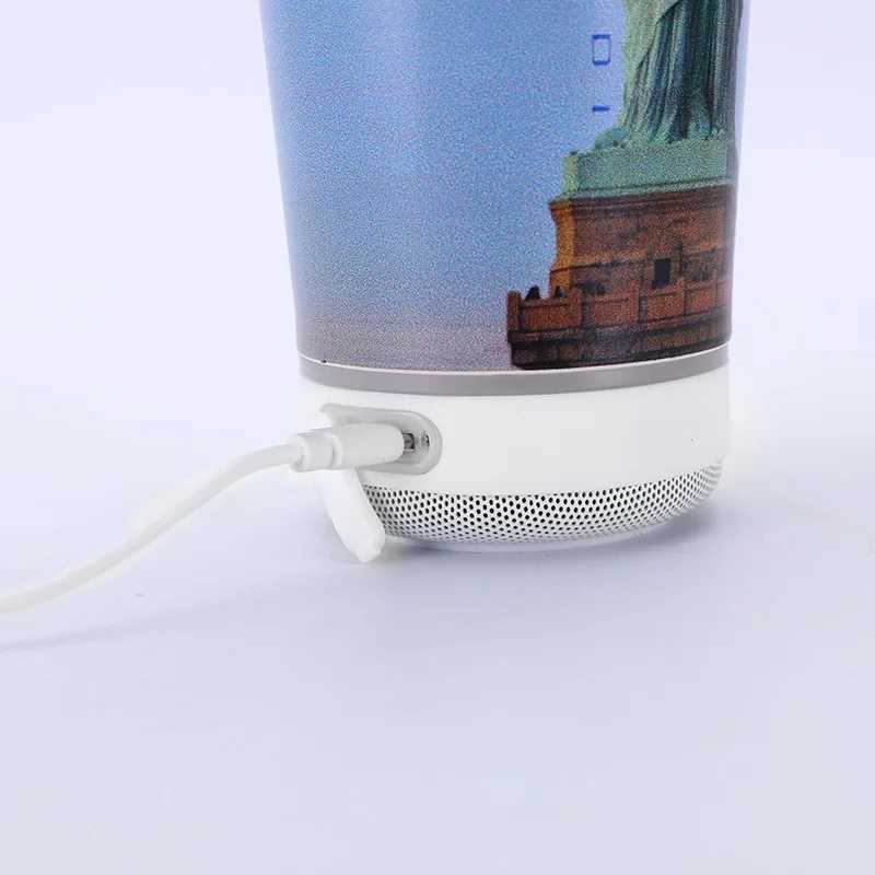 Stainless steel vacuum insulated cold bottle music cup Bluetooth speaker stereo subwoofer 40oz X250321