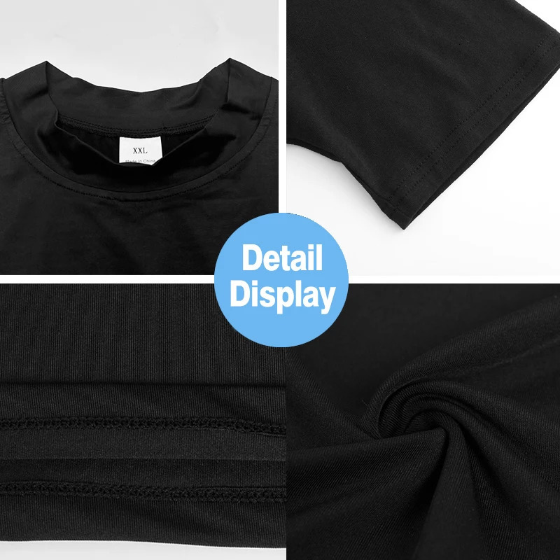 Compression Shirt Men Gym Tank Top Muscle Fitness Clothing Turtleneck Sport Sleeveless T Shirt Elastic Bodybuilding Running Vest 250320