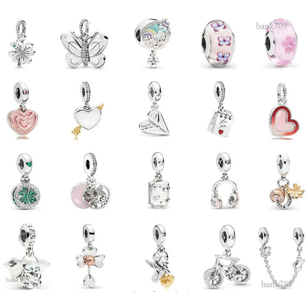 Designer Jewelry 925 Silver Bracelet Charm Bead fit Love Lucky Amulet Pendant New Slide Bracelets Beads European Style Charms Beaded Murano