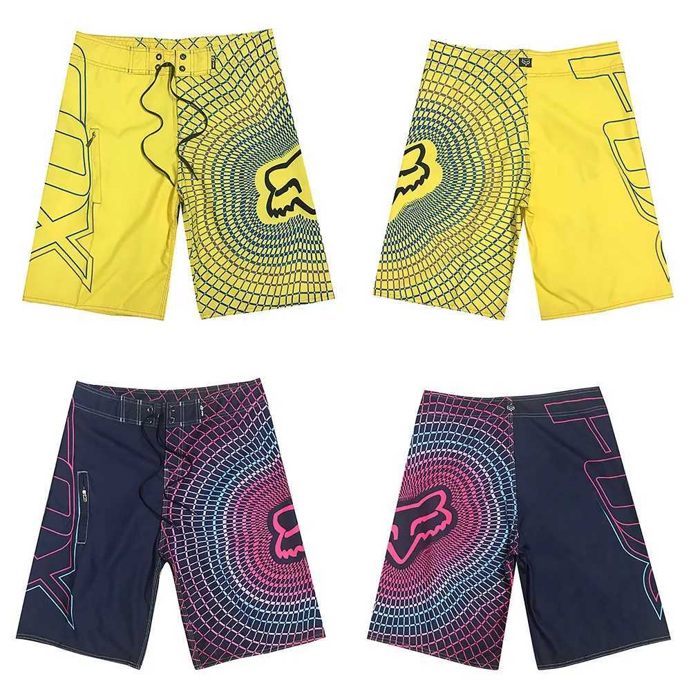Spring and summer mens travel leisure beach fast drying beach pants sports five point surfing fancy shorts mens W250321