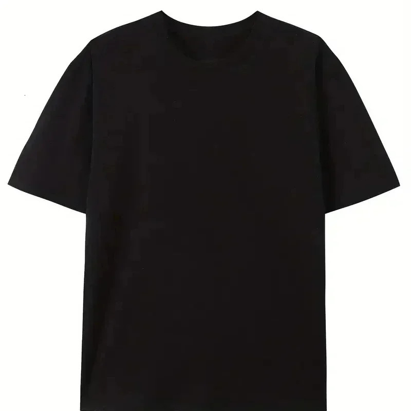 Mens letter fun printed fashionable Tshirt for womens loose daily round neck short sleeved cotton plus size top 250312