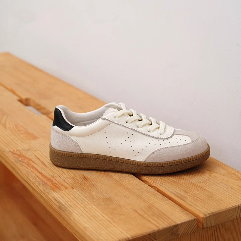 Ariaca Spring Casual De Training Shoes Cowhide Board Shoes Men's and Children's Casual Sneakers