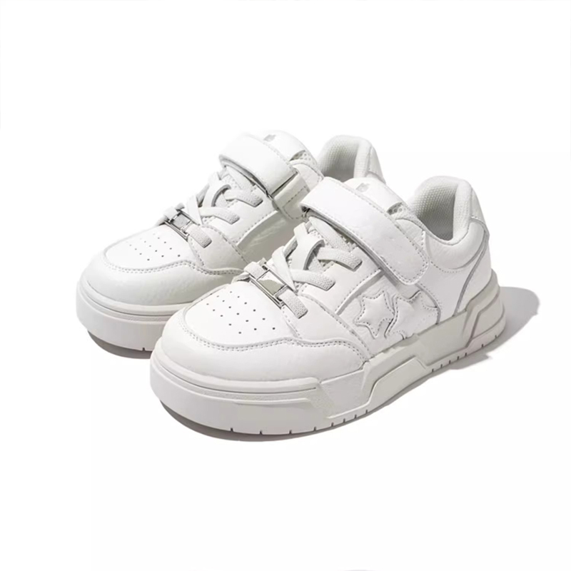 Ariaca Spring and Autumn Children's Sports Shoes, Boys' Little White Shoes, Middle and Large Children's Low Top Shoes, Board Shoes