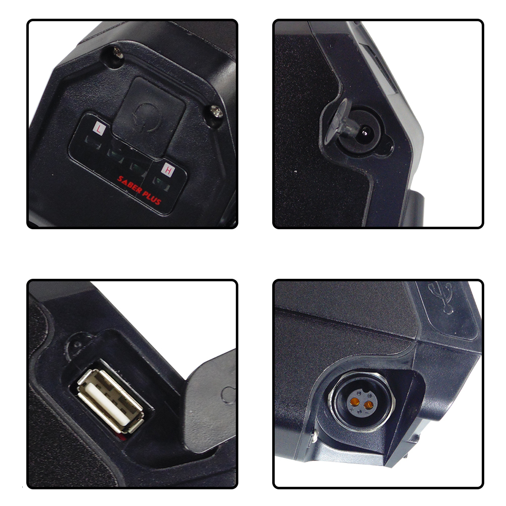 Saber 36V 48V Dorado plus Batteries 10.4Ah 12.8Ah 14Ah 15.6Ah 17.5Ah 19.2Ah for BPM F1000 F95 Bazz Bezior M1 pro Battery