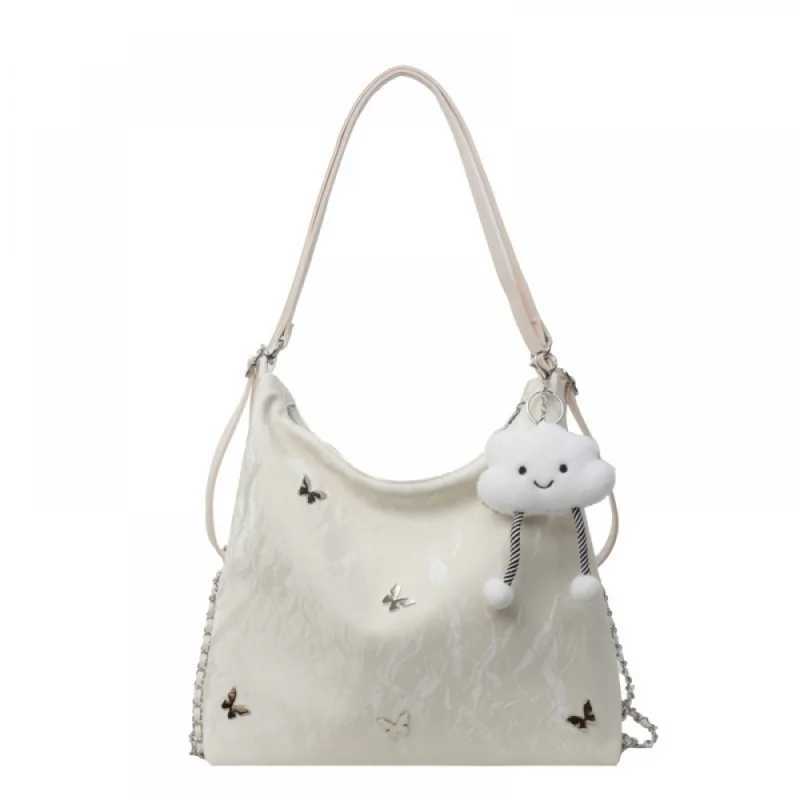 Large capacity bag suitable for women 2024 new summer high sensation niche commuting handbag single shoulder cross body bag Y250320