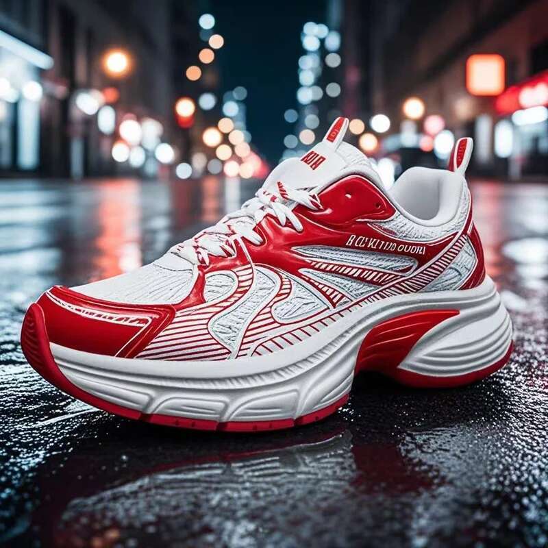 2025 New Men's Running Breathable Mesh Lightweight Cushioned Athletic Sneakers for Jogging Gym Training Platform Shoes