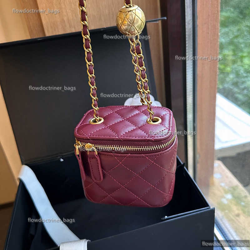 Evening Bags Cases Makeup bag cc Designer Micro Vanity Bag Mini Cosmetic Bag Crossbody Shoulder Designer Tiny Cosmetic Nano Make Up Bags Coin Purse Wallet cc 93gX#