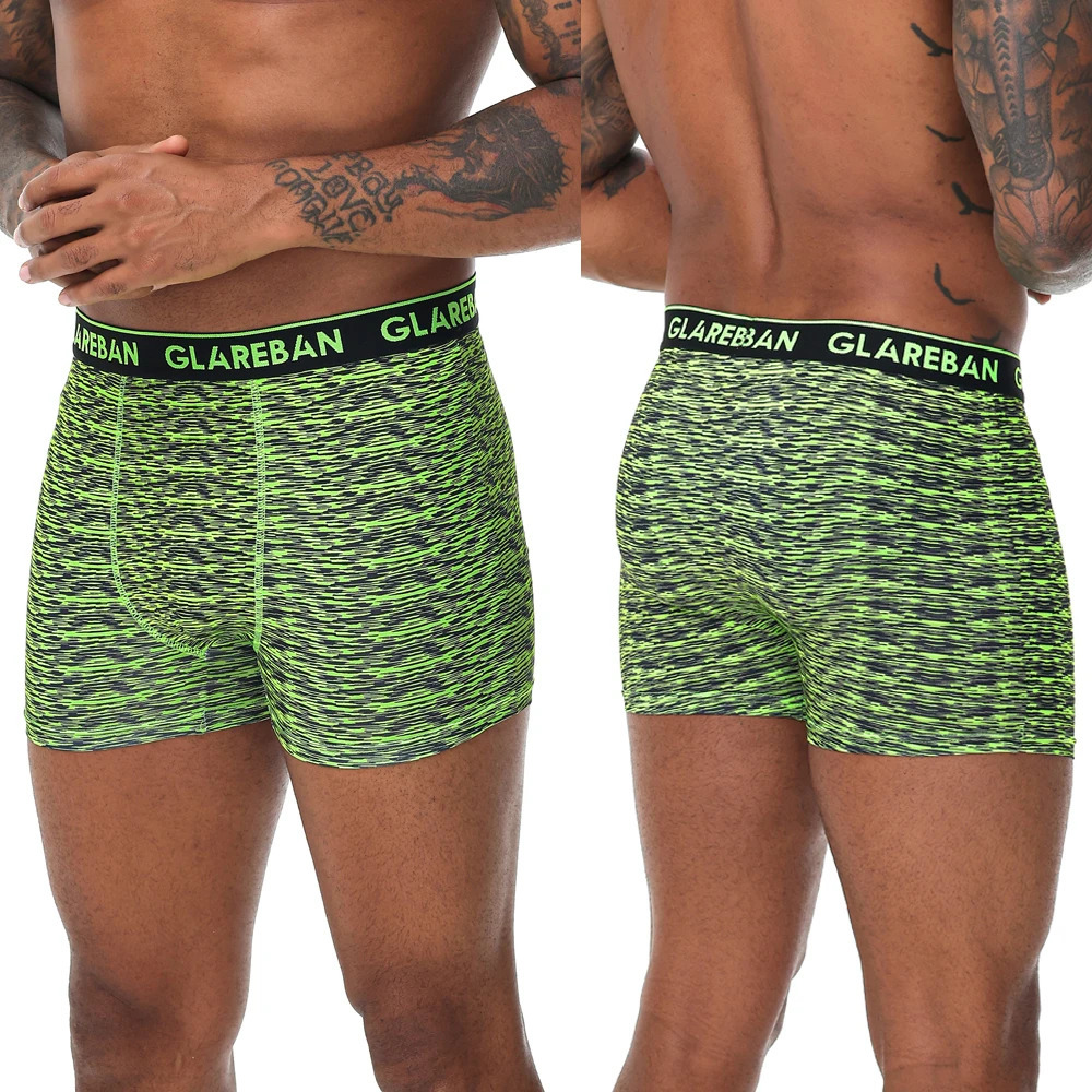 3piece set of boxing shorts suitable for mens soft underwear foldable sexy 250320Z