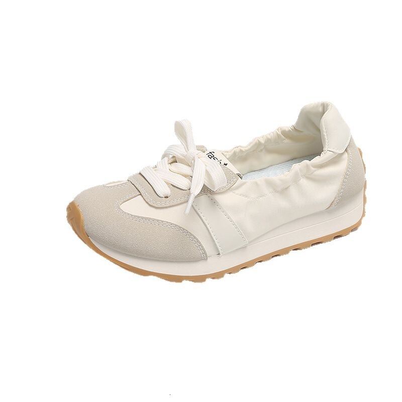 Forrest Gump Women's 2025 New Ballet Training with Straps, Versatile, Lightweight, Breathable, Sports White Shoes, Single Shoes