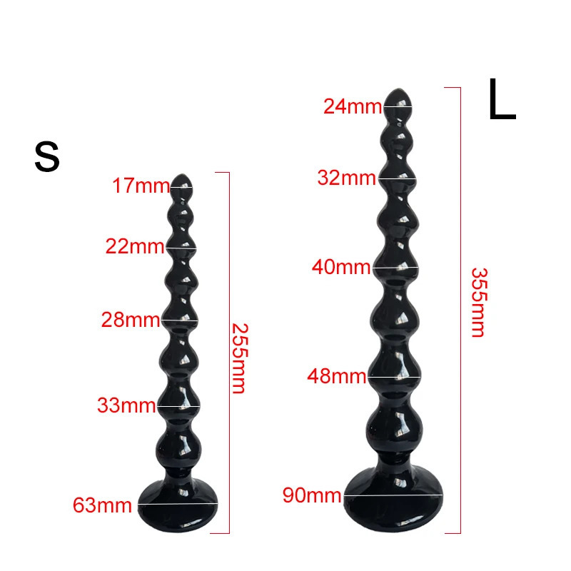 Sex Toys Dildo Anal Long Beads Suction Cup Big Butt Plug Dilator Prostate Massager Husband Erotic Goods For Adults Men Women Gay 250320
