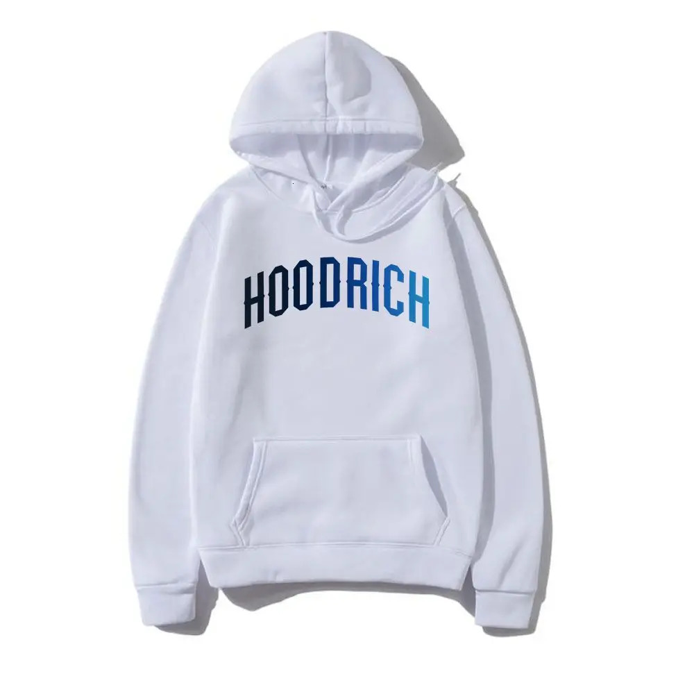 American style hoodie fashion HOODRICH printed unisex plush thick casual sports hiphop streetwear 250320