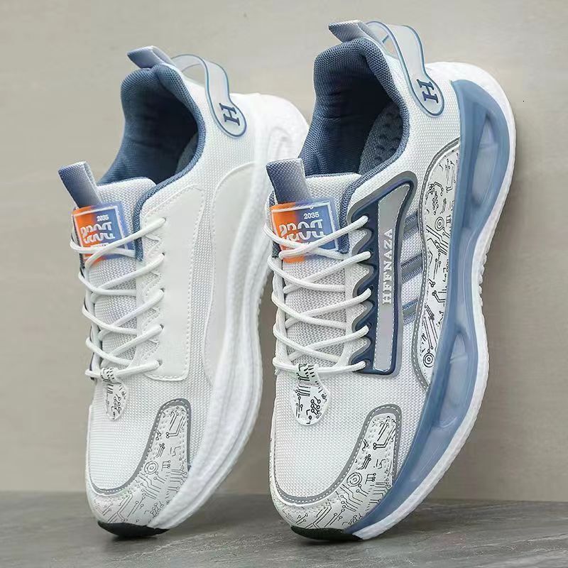 2025 Designer fashionable casual shoes Youth men's , popcorn sneakers, spring and summer breathable casual shoes, running shoes, cross-border dro