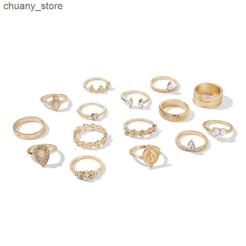 Solitaire Ring Wedding Rings adjustable ring set flower rings for women anillos mujer jewelry bague femme girls anillo schmuck accessories 230710 z250