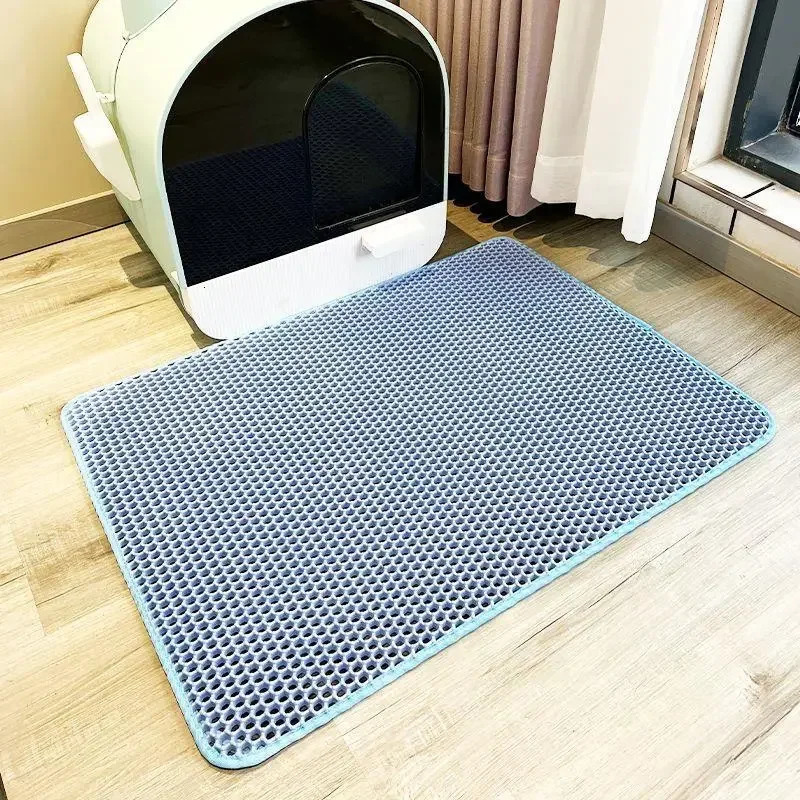 Cat Litter Mat Pet Toilet Waterproof Double Layer Box Nonslip Sand Washable Clean Pad Supplies 250312