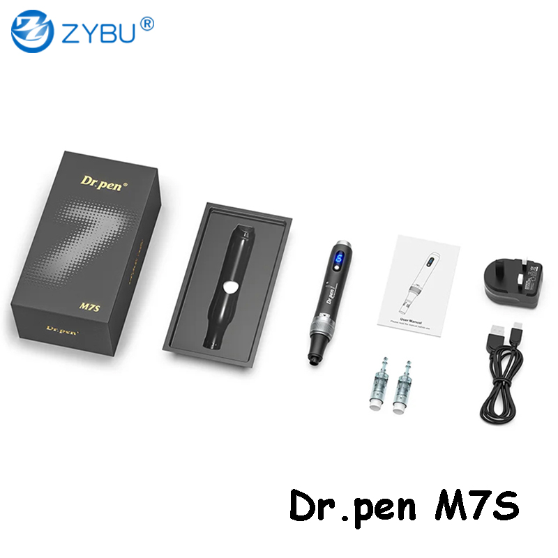 Dr.pen Ultima M7S Microneedling Pen Skin Care Beauty MTS Device Dermapen Mesotherapy Tools Wireless Derma Pen With 2 Pcs 16 Pins Needle Cartridges