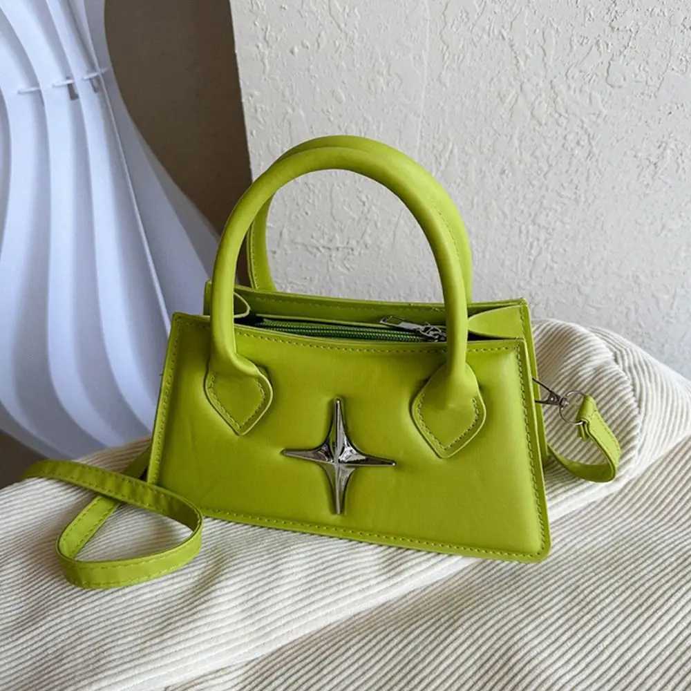 Quadrangular Star Design Shoulder Bag PU Leather Cross Body Bag Mini Sling Bag Womens Fashion Handbag Messenger Bag Y250320
