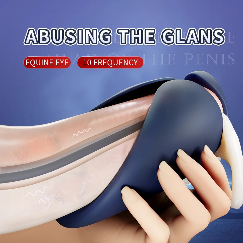 Male Penis Vibrator Glans Massager Urethra Penis Plug Horse Eye Stimulation Silicone SM Adult Sex Toys for Men Masturbation Cup 250320