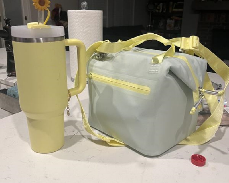 US Stock Lunch Bags All Day Julienne Mini Soft Cooler Box Carry-All For 40Oz Cup With Match Tumblers Crossbody Bag With Phone Pocket Accessories Sets