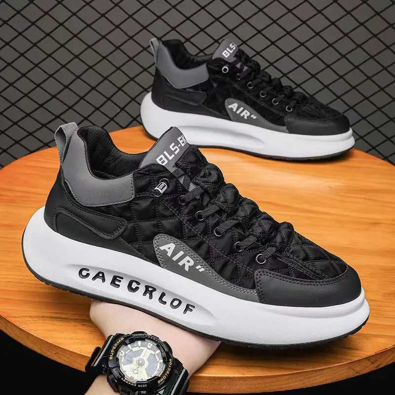 2025- Trend Mens Sports Shoes Thick Robot Running Shoes Whiteboard Shoes Y250320